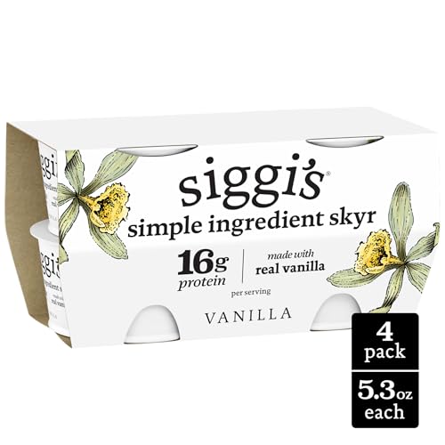 Siggis Vanilla Non Fat Yogurt 4 Pack, 21.2 OZ