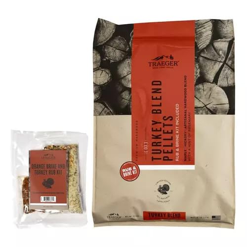 TRAEGER PELLETS Turkey/BRINE KIT 18LB PEL351
