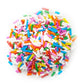 Yupik Rainbow Sprinkles, 2.2 Lb, Low In Sugar, Cholesterol-Free, Sodium-Free, Kosher, Dessert Topping