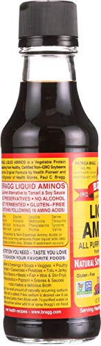 Bragg Liquid Aminos, 10 Fluid Ounce - 12 per case.