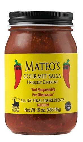 Mateos Gourmet Salsa Variety Pack, Medium & Mild, 16 oz (Pack of 2)