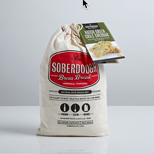 Soberdough Bread Mixes - Hatch Green Chile Cheddar Flavor - Easy to Prepare Artisan Bread Mix