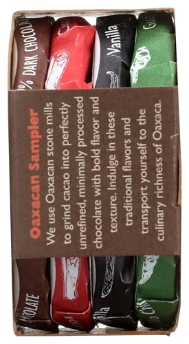 Taza Chocolate Organic Mexicano Disc Stone Ground  Oaxacan Variety Pack  1.35 Ounce (4 Count)  Vegan