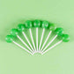 Dum Dums Lollipops Sour Apple Flavor 50 Count Bag - Green, Red, White