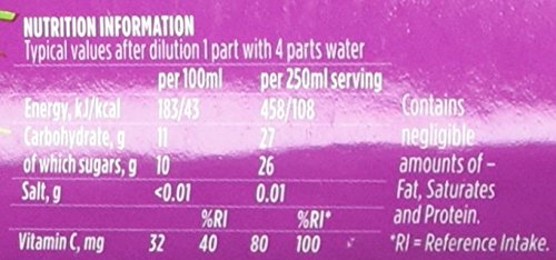Ribena - 850Ml - (4 Pack)