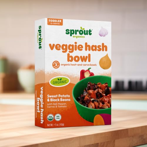 Sprout Organics, Toddler Meal, Veggie Hash Breakfast Bowl, 5 Oz