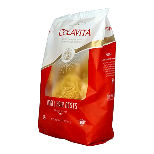 Colavita Capellini Nest(Angel Hair Pasta), 16-Oz, Pack Of 6