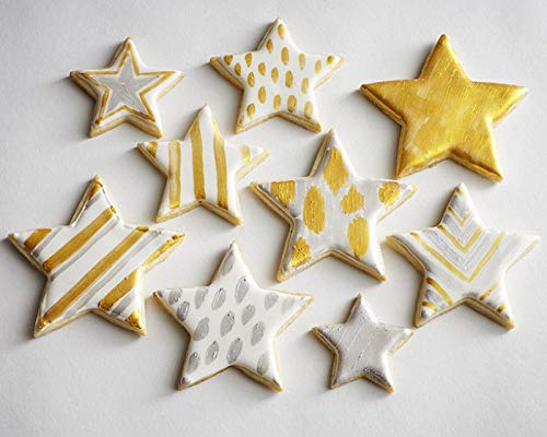 Luster Dust - Super Gold (4g 1x Pump) | Edible Vegan Dust & Paint for Cake Decorating, Ice Cream, Desserts, Cocktails and Bevera