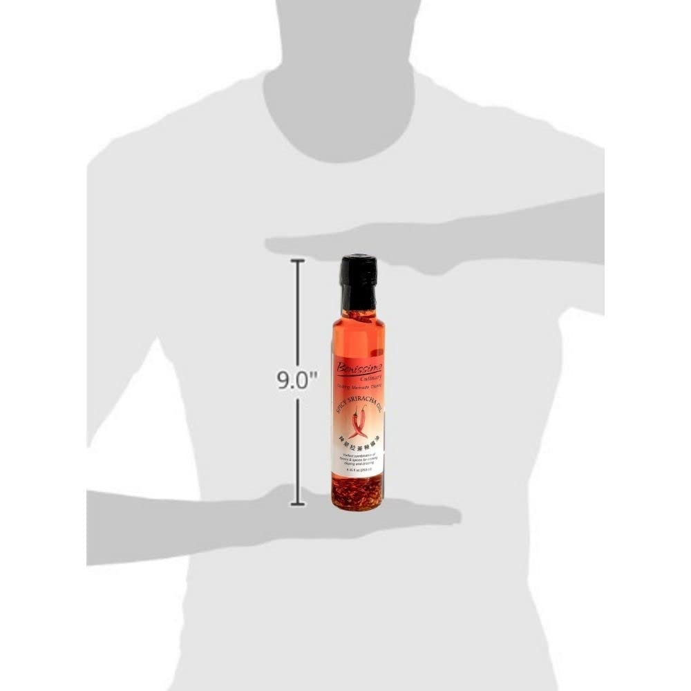 Benissimo Spicy Sriracha Oil, 8.45 Fluid Ounce