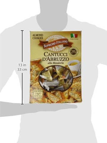 Cantucci D'Abruzzo Almond Cookies (125 Count Box)_Ab
