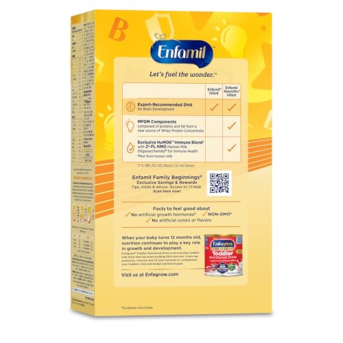 Enfamil Neuropro Baby Formula, Mfgm* 5-Year Benefit, Expert-Recommended Brain-Building Omega-3 Dha, Limited Availability Immune Supporting Humo6 Blend, Infant Formula Powder, Baby Milk, 36.4 Oz (Pack Of 4)
