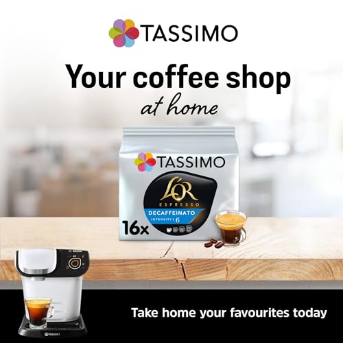 Tassimo Carte Noire Lor Espresso Decaffeinated Coffee Discs 16 Servings