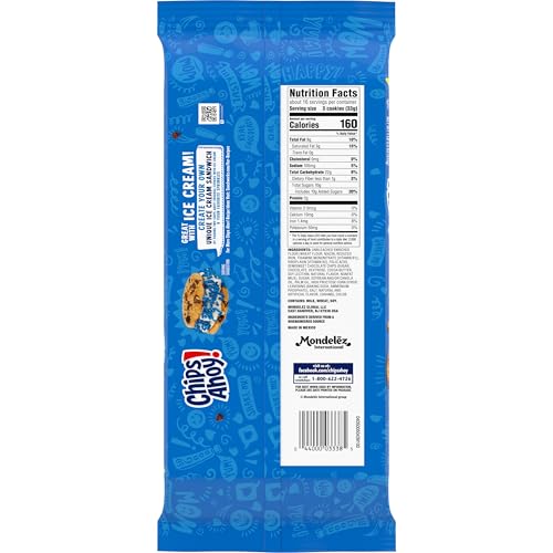Chips Ahoy! Original Chocolate Chip Cookies, Family Size, 12 - 18.2 Oz Packs