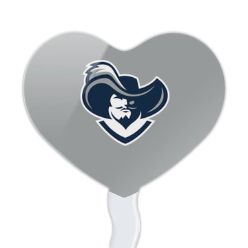 GRAPHICS & MORE Cupcake Picks Set of 6 - Acrylic Heart Toppers - Xavier University - One Size
