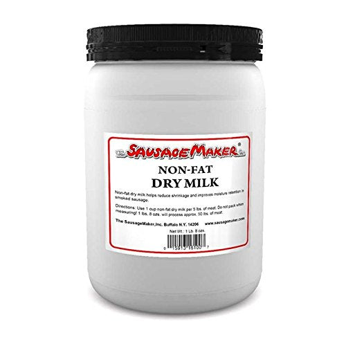 The Sausage Maker Non-Fat Dry Milk Powder, High-Heat Pasteurized, Non-GMO, Gluten-Free, 24 Ounce (Pack of 1)