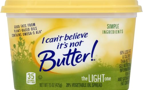 I Cant Believe Its Not Butter!, Light Buttery Spread, 15 oz
