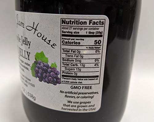 Homestyle Grape Jelly - One Pint - Grandma'S Jam House