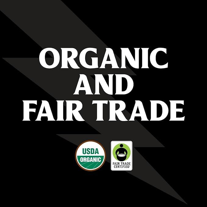 Death Wish Coffee Light Roast Ground Coffee, Organic & Fair Trade, 16oz