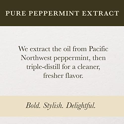 Cook'S Pure Peppermint Extract,For Ice Creams, Candies, Icings, Cookies And Beverages,16 Oz