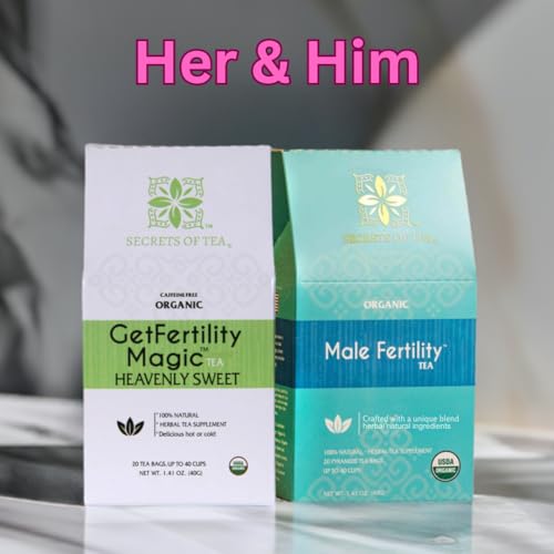 Secrets Of Tea Fertility Tea - Usda Organic - 40 Count (2 Pack) (Hibiscus)