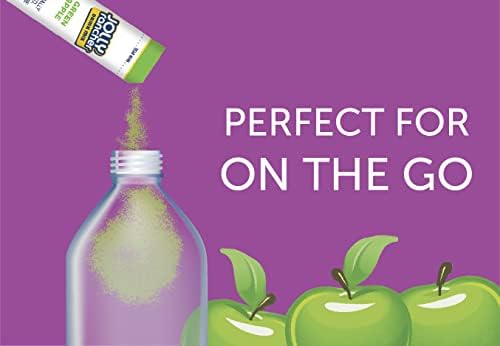 SINGLES TO GO! Jolly Rancher Green Apple Drink Mix, 36 Servings, 6 Boxes (6 Packets Each), 0.71 Ounce per Pack