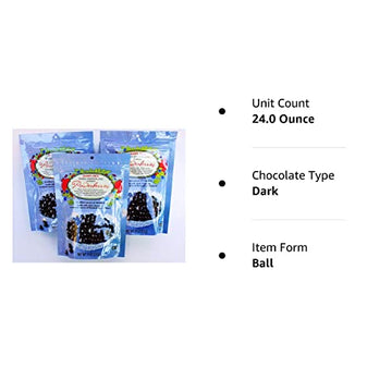 Trader Joe'S Dark Chocolate Covered Powerberries With Acai, Pomegranate, Cranberry And Blueberry (Pack Of 3)