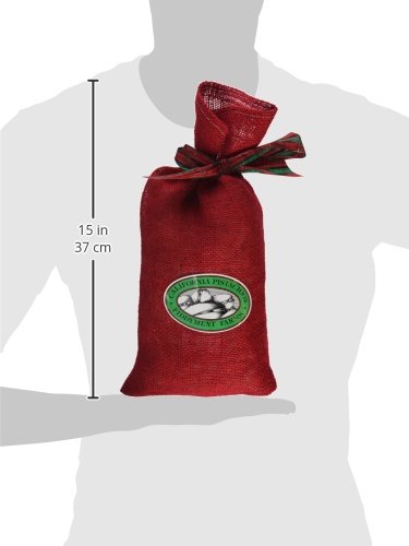 Fiddyment Farms 2 Lbs Lightly Salted Pistachios In Red Burlap Bag