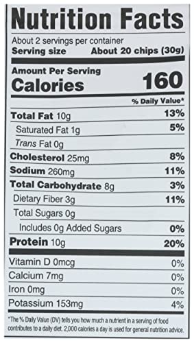 Wilde Brands Sea Salt Vinegar Chicken Chips, 2.25 Oz (Pack of 2)