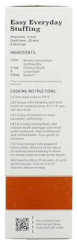 KINDERS Organic Stuffing Brown Butter & Herbs  6 OZ