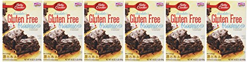 Betty Crocker Gluten Free Chocolate Brownie Mix, 16 oz, Pack of 6