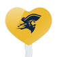 GRAPHICS & MORE Cupcake Toppers Set of 6, Acrylic, Heart Design, ETSU Secondary Logo, One Size, East Tennessee State University