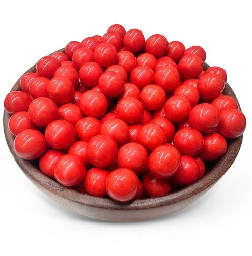 NY Spice Shop Red Sixlets Candy - 3 Pound Bulk Chocolate Candy Balls for Parties and Gifts