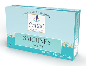 Coastal Gourmet Sardines In Water 4.375 Oz. (Pack Of 12)