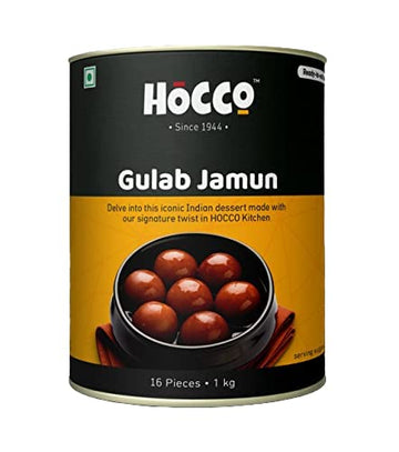 HOCCO Ready To Eat Gulab jamun 1 kg | Soft & Delicious | Open & Eat | Pure Veg Sweets | for festival gifting occasions | Mouth-W