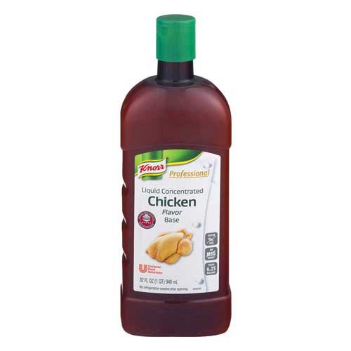 Knorr Chicken Professional Liquid Concentrated Base,32 ounce - 4 per case.