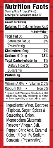 Glicks Less Sodium Soy Sauce 10Oz | Perfect For Sushi, Ramen, Stir Fry, Dipping, And Marinating | Gluten Free | Soy Free | Koshe