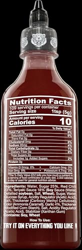 Crying Thaiger Sriracha Teriyaki Chili Sauce In Squeeze Bottle 19.2 Ounce, Vegan, Gluten Free, Non-Gmo, From Thailand (Pack Of 1