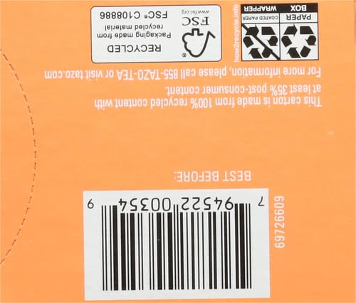 Tazo Tea - Herbal Tea Organic Calm Chamomile - Case Of 6-16 Bags