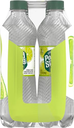 Poland Spring Sparkling Water, Zesty Lime, 16.9 oz. Bottles (8 Pack)