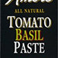 Amore Vegan Basil Tomato Paste In A Tube - Non Gmo Certified And Made In Italy (Pack Of 1)