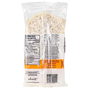 Element Snacks, Organic Vanilla Orange Dipped Rice Cakes, Usda Certified Organic, Gluten Free & Non-Gmo, 3.5 Oz (Pack Of 6)