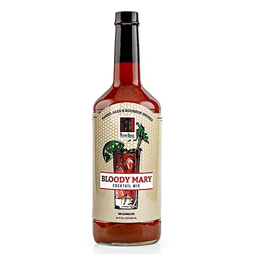 Bourbon Barrel Foods Bloody Mary Mix, Vegetarian, Award-Winning, 32 Ounce, Red