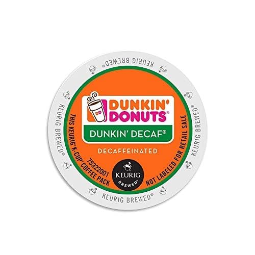 Dunkin Donuts Decaf Coffee K-Cups, 24 Count (Pack of 4), Coffee Flavor, Total 96 Count