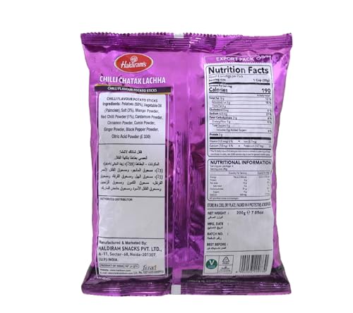 Haldirams Haldirams Chilli Chatak Lachha - 7.06 Oz,, ()