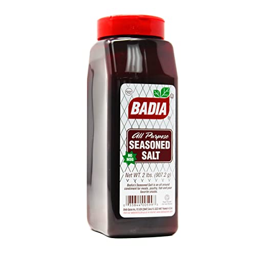 Badia Seasoned Salt, 2 Pound (Pack of 6)