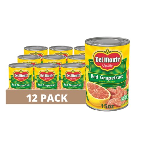 Del Monte Red Grapefruit Sections in Light Syrup, 15 oz. Can (pack of 12)