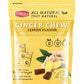 Pocas Lemon Ginger Chews - Sweet And Zesty Ginger Chew, Individually Wrapped Low-Calorie Snacks, Ginger Candy Made With Pure Cane Sugar, 3 Oz Ea (Pack Of 4)
