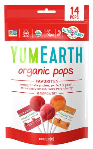 Yumearth Organic Assorted Flavors Lollipops And Assorted Vitamin C Lollipops With Variety Box Mints