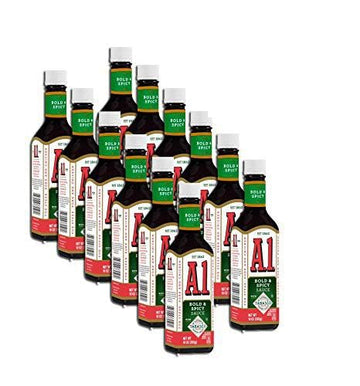 A.1. Bold & Spicy Sauce Bottle, 10 Oz (Pack of 12)