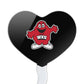 GRAPHICS & MORE Cupcake Picks Set of 6, Acrylic, Heart Shape, W Kentucky University, One Size
